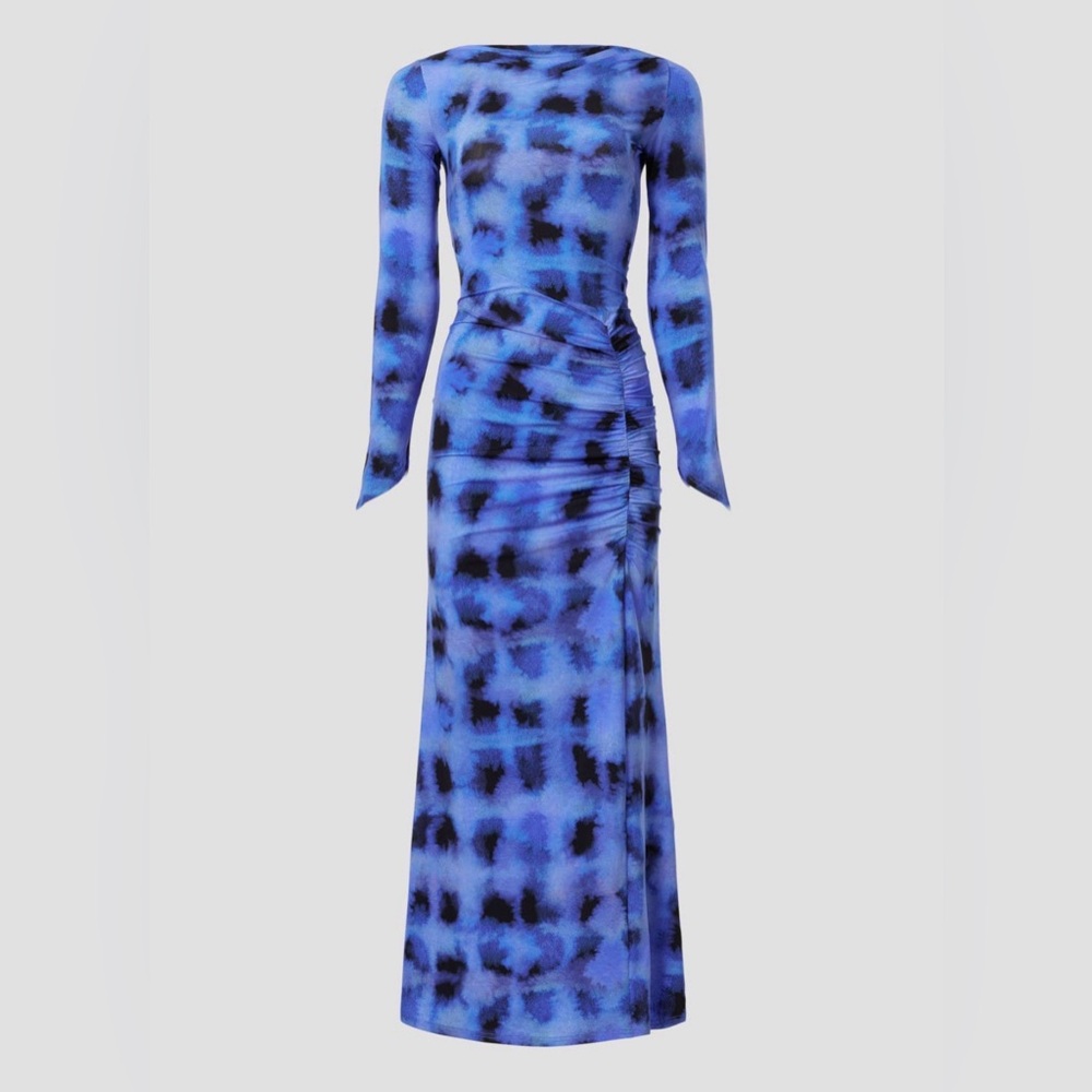 Shibori Ruched Dress - Picture 3 of 5